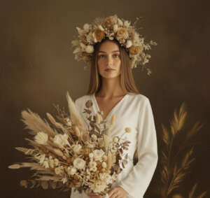 Fine art moderne avec composition soigneuse et tons neutres